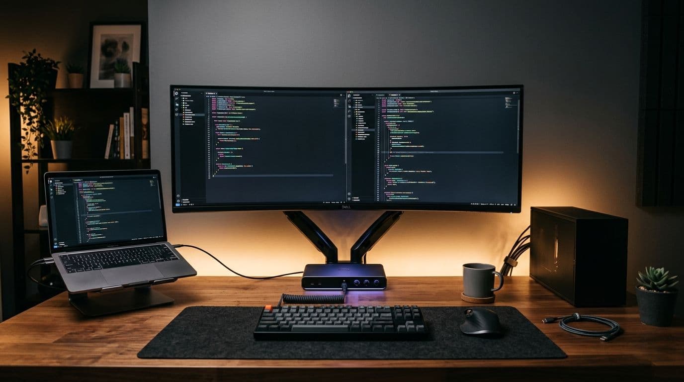 Building a Hybrid Developer Workstation: MacBook + PC with a KVM Switch