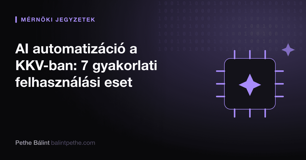 AI automatizáció a KKV-ban: 7 gyakorlati felhasználási eset